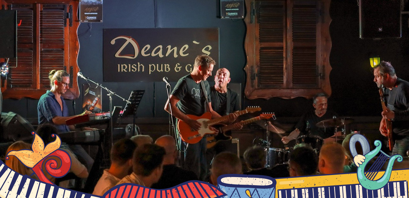 Jam Sessions cu Lars Kutschke Band @ Deane’s Irish Pub & Grill<br/><span class='data-program'>15.08 - 18.08.2024, ora 23.00</span>